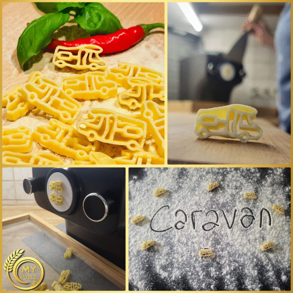 MY PASTA - Caravan - pasta mold for pasta maker - suitable for Philips Pasta Maker Avance - matrices Pastadisc homemade pasta - Image 4
