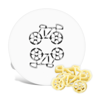 MY PASTA - bicycle - pasta mold for pasta maker - suitable for Philips Pasta Maker Avance - pastadisc matrices for homemade pasta