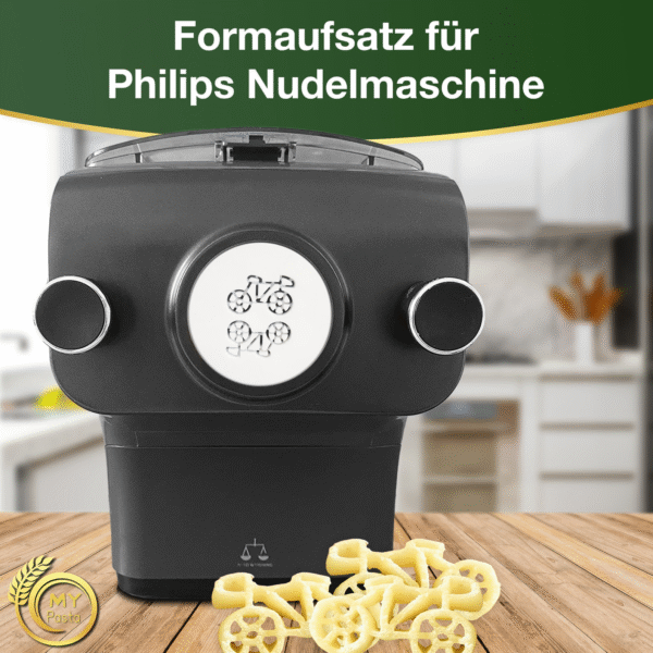 MY PASTA - bicycle - pasta mold for pasta maker - suitable for Philips Pasta Maker Avance - pastadisc matrices for homemade pasta - Image 2